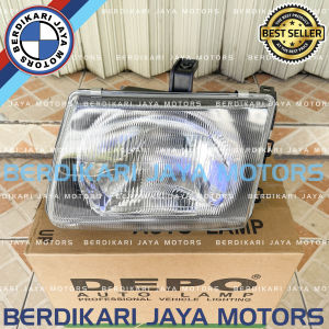 214-1145-LD HEADLAMP HEAD LAMP LAMPU DEPAN UTAMA MITSUBISHI KUDA 1997 1998 1999 2000 (KACA)