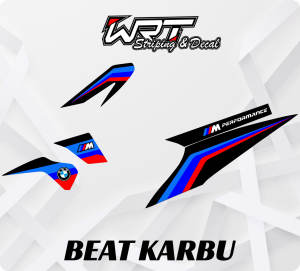 Striping Beat Karbu-Decal Beat Karbu-Stiker Beat karbu BMW