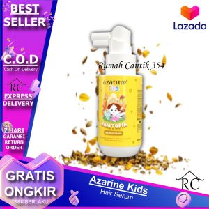 Rumah Cantik Azarine Kids Hairtopia Nutrition Serum 100ml with 3in1 Benefits Serum Penumbuh Rambut Bayi & Anak PARABEN FREE Tidak Perih di Mata