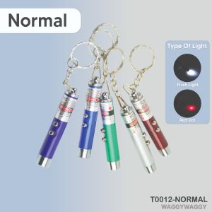 WaggyWaggy Cat Laser Pointer Pen UV LED Flash Light Toy Play Teaser Mainan Kucing 爆款充电红外线逗猫笔 T0012