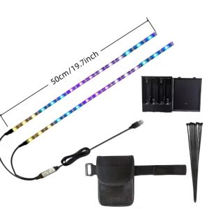 NOBLELUX Battery Powered Scooter LED Lights Dream Color DIY Underglow Lights Creative Multi-Color Bicycle Ambient Light Night Riding