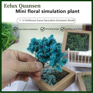 Eelux 1 12 Dollhouse Hoa Khô Hộp Quà Tặng mô hình Dollhouse mini hoa khô bó hoa trang trí đồ chơi búp bê Nhà Phụ kiện