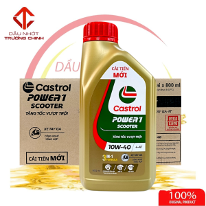 Thùng Castrol Power 1 Scooter 10W40 dành cho xe ga