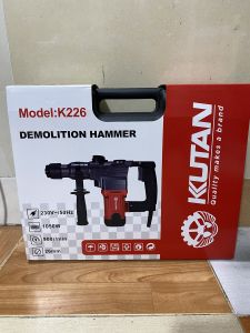 Máy Khoan Đục Bê Tông 2 Chức Năng Công Suất 1050w Lõi Đồng 100% Tặng kèm 3 mũi khoan+2 mũi đục