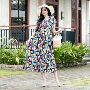 FUJI CROWDED HOME DRESS LD 110