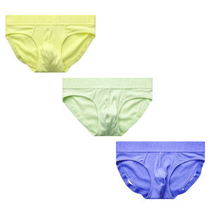 CMENIN ADANNU 3Pcs Ins Style Cotton Jockstrap Underwear Man Brief Soft Innerwear Mens Panties Briefs Men Underpants Cueca AD759