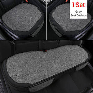 Car Seat Covers Universal Flax Car Chair Protector Cover Four Seasons Seat Pads Cushions Car interior Accessories