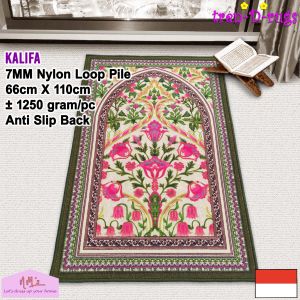 Tren-D-rugs Karpet sajadah motif turkey alas lantai masjid minimalis anti slip 66 cm x 110 cm - NMs