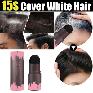 [Hot in Japan]Hairline Concealer Pen Hairline Contour Shadow Powder Hair Root Edge Blackening Instantly Cover Up Grey White Hair Natural Hair Dye Pen for Women & Men  Hair color touch-up stick -152c4c8b