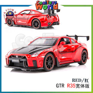 NISSAN GTR WRC 1:32 DIECAST Car Model With Pull Back Light & Sound Function Metal Toy Vehicle