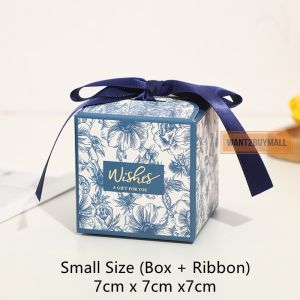 UMI Wedding Party Birthday Favour Goodies Gift Souvenir Doorgift Wishes Candy Box Rope Kotak Hadiah Gula Telur Majlis Kahwin