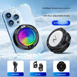 Tản nhiệt sò lạnh TL10 AI Gaming LED RGB – làm mát thông minh cho điện thoại