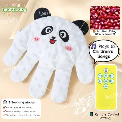 Baby Hugging Pillow Baby Patter for Sleep Automatic Tapping Palm/Doll Anti-startle Soothing Pillow Clapping Pillow