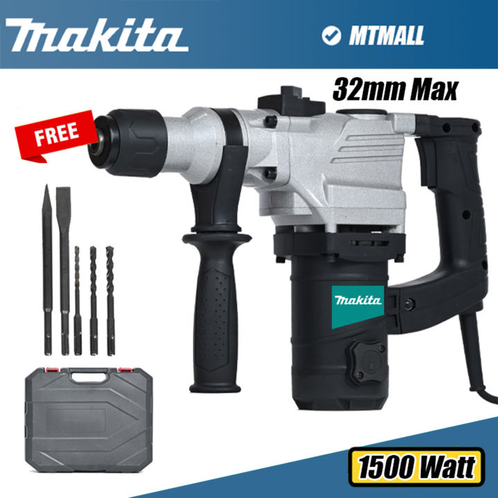 Makita Chipping Hammer 1500W 26mm Heavy Duty Professional Chipping Gun ...