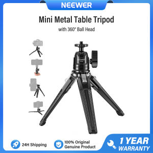 NEEWER Mini Metal Table Tripod ขาตั้งกล้องขนาดเล็ก พร้อมหัวบอล 360° รับน้ำหนักสูงสุด 3 กก. TP29