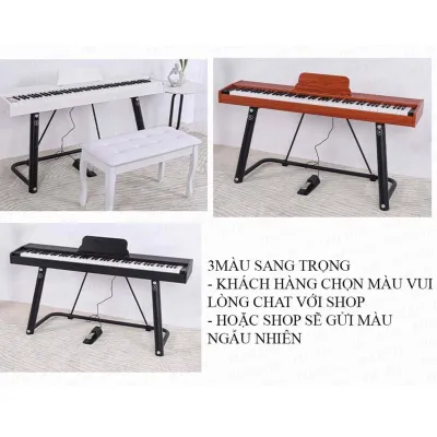 Đàn Piano Điện Tử 88 Phím Cao Cấp Hiện Đại Âm Thanh Siêu Trong Kèm Pedal - Đàn Organ Cho Người Lớn Trẻ Em Chân Đàn Chữ U