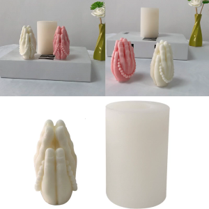 Mould Resin Casting Molds DIY 3D Silicone Mould Cylinder Molds Silicone Mold Handicrafts for Making
