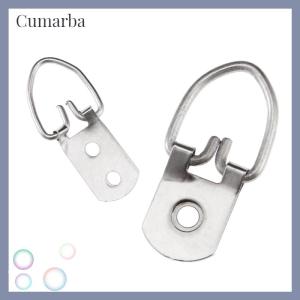 [Cumarba] 25pcs Golden Black Triangle Hanging Oil Painting Mirror Picture Frame Hanger Art Work Photo Wall Hook with screws