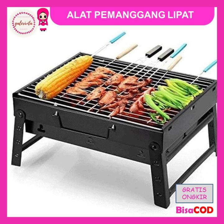 Alat Pemanggang Lipat Serbaguna / Alat Panggangan Steak Portable / Alat ...