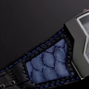 Oulm Quartz watch personalized mens watch Dual time zone fashion large dial leather strap mens watch cross-border ins Wind