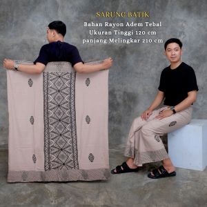 SARUNG BATIK PRIA MOTIF SARANG TAWON RAYON SUPER PREMIUM ADEM TEBAL HALUS