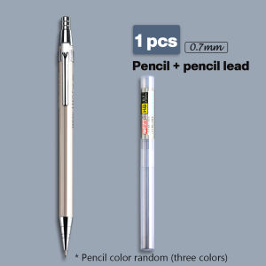 0.5/0.7mm Metal Mechanical Pencil 2B Automatic Pen Press Pen Automatic Pencil Supplies Stationery(1pcs)