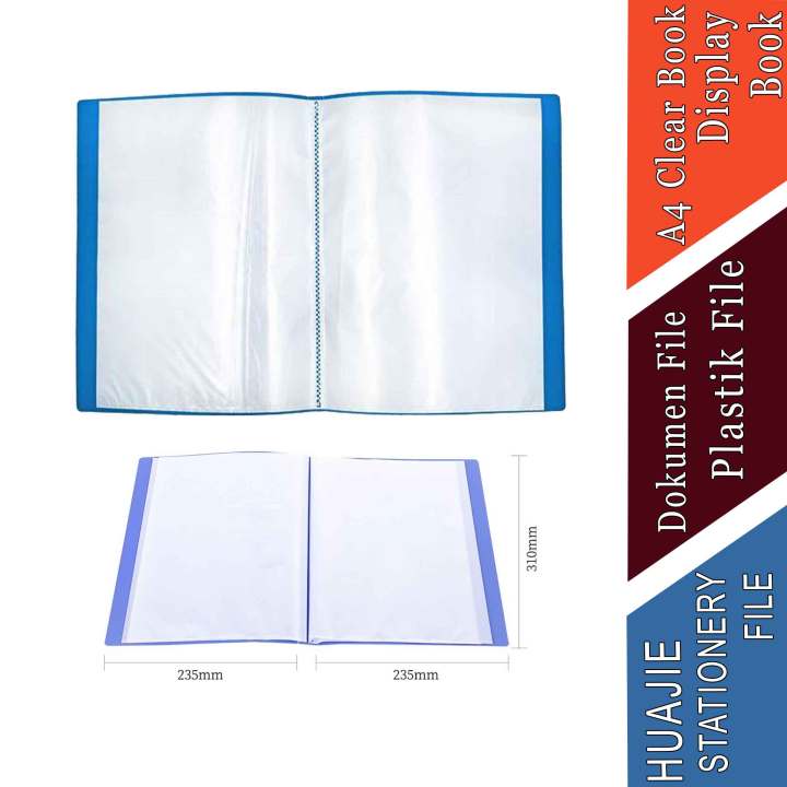 Display Books A4 - Huajie Folder - Map Clear Holder - Plastik File