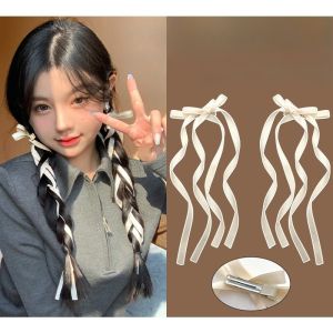 Oversized French Ribbon Hair Rope Bow Knot Hair Ring Hair Ties Scrunchies Headwear Hair Accessories
