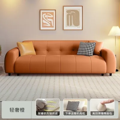 Luxury Sofa In Friendly Leather Sofa Recliner Sofa Scratch And Water Proof Leather Single Sofa 2 Seater Sofa 3 Seater Sofa 4 Seater Sofa Chair Couch Sofa Set Living Room