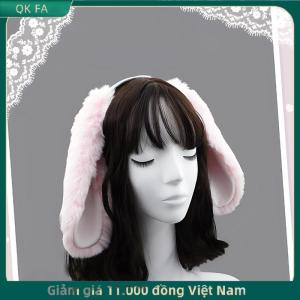 QK FA ✨ Dễ Thương Bunny Tai Headband Sang Trọng Thỏ Tóc Hoop Mũ Nón Cosplay Trang Phục Phụ Kiện Tóc Cho Người Lớn Đảng