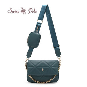 Swiss Polo Ladies Quilted Sling Bag - Multi Colour HJJ 1677