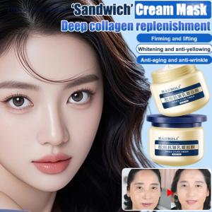 Whitening Moisturizing Anti-aging Anti Wrinkle Facial Mask Deep Hydrating Firming Elastic Spreading Mask Cream