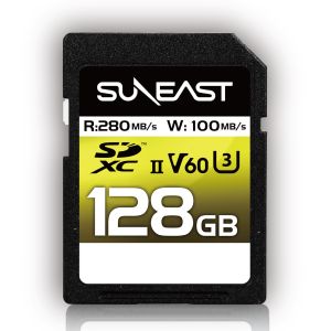 SUNEAST SDXC Card [V60] UHS-II Max R 280MB/s U3 4K UHD ULTIMATE PRO 64GB / 128GB / 256GB / 512GB / 1TB