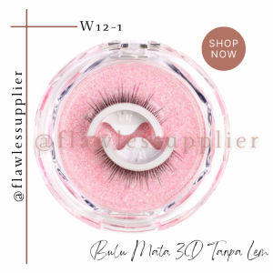 Bulu Mata Palsu 3D Tanpa Lem Tahan Air Waterproof / Bulu Mata Tanpa Lem Natural 3D Knot Free Ekstensi Bulu Mata