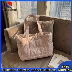 Large Capacity Handbag Quilted Shoulder Bags Trendy Commute Bag for Women Girls Vacation Ladies Travel Work Shopping Daily
