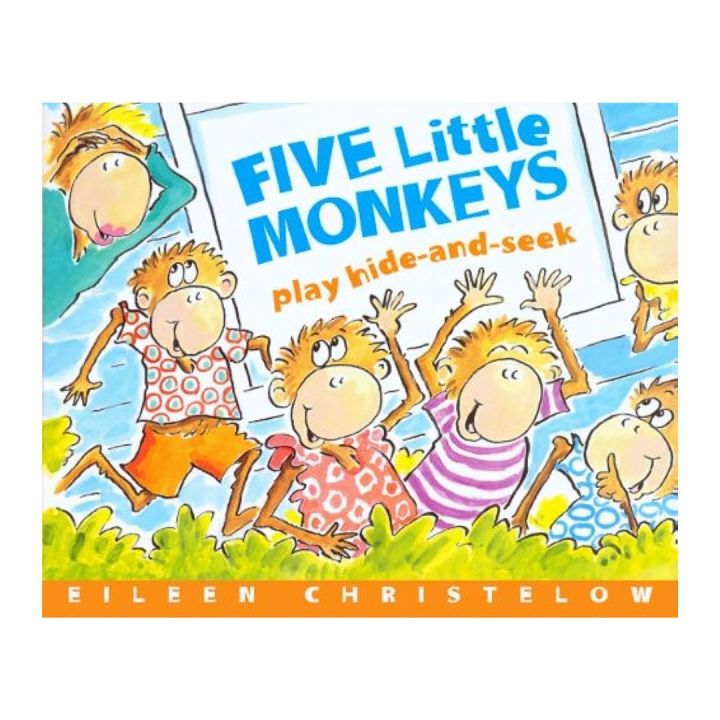 Five Little Monkeys PLAY HIDE-AND-SEEK (SINGLES, brand new softcover ...