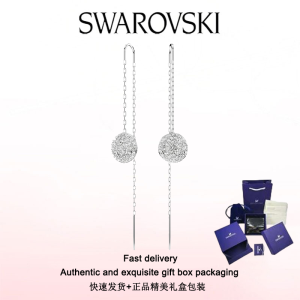 ♈Swarovski♈ Stylish Womens Jewelry The New S925 sterling silver pavé white diamond Meteora earrings Valentines Day gifts birthday gifts Free genuine gift box