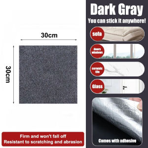 60*100cm Cat Scratching Mat Self-Adhesive Cat Crawling Mat Trimmable Scratching Carpet Sofa Protect
