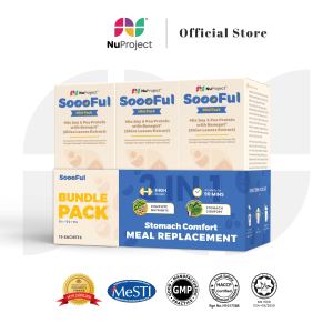 【Bunndle Pack】SoooFul Stomach Comfort Meal Replacement: with Shiso Leaves extract from France 5‘s x 3 boxes