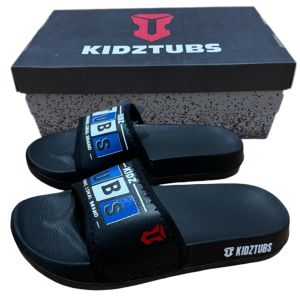 KIDZTUBS Sandal Anak Laki Laki Karet Slipper Slide Selop Slipon Jepit Karakter Warna Hitam Usia 6-10 Tahun 1215100424