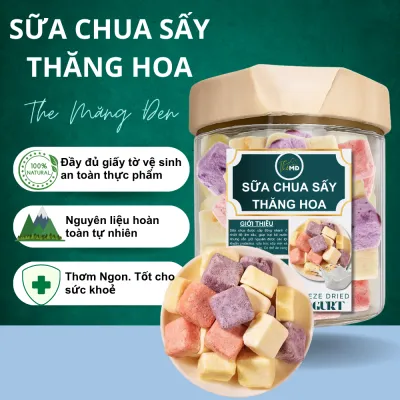 Sữa Chua Sấy Thăng Hoa Giòn Tan Dinh Dưỡng Thương Hiệu The Măng Đen Đặc Sản Siêu Ngon Hộp 140g