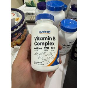 Nutricost Vitamin B Complex Bronson Vitamin B Complex With Vitamin C bổ sung vitamin giảm căng thẳng mệt mỏi hỗ trợ SK - ✓ Cải thiện trí nhớ giúp đầu óc tỉnh táo minh mẫn. ✓ Tăng cường hệ miễn dịch của cơ thể. ✓ Hỗ trợ quá trình sản xuất hormone. ✓