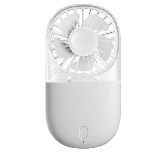 Portable Mini Fan Small Handheld Fan Desk Fan USB Rechargeable 1200mAh 3 Speed Adjustable Cooling Fan for Travel