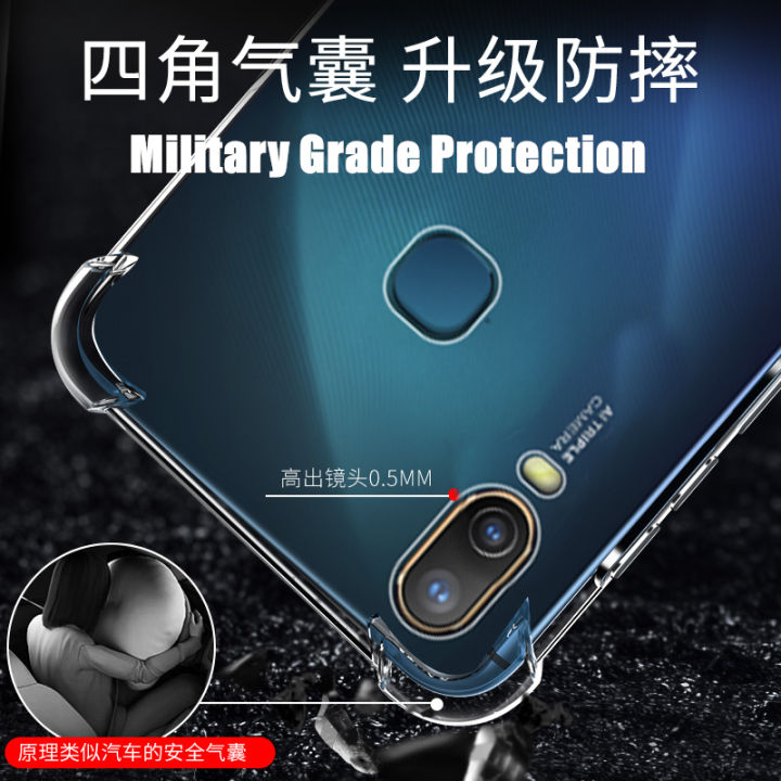 For%20Vivo%20Y11%202019%201906%201906_20%20Clear%20Jelly%20Case%20Flexible%20Silicone%20Drop%20Cushion%20Back%20Cover%20with%20Four%20Reinforced%20Anti-drop%20Protective%20Corners%20-%20Image%204