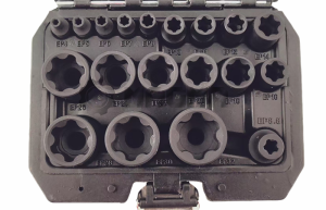 19 PCS External Torx Plus Socket Set (MG51327) auto tools