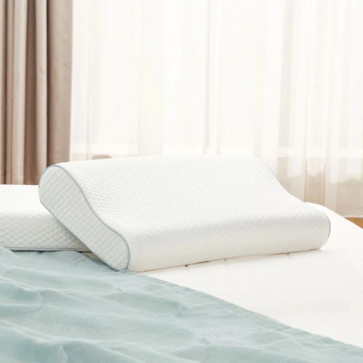 8H Tri-curved Memory Foam Slow Rebound Pillow Bantal Tidur Cotton