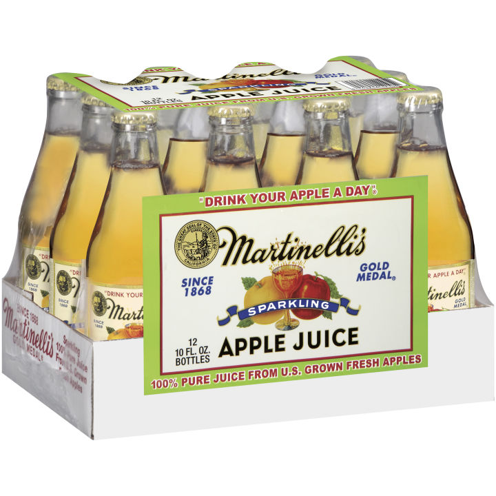 Martinelli's Gold Medal Sparkling Apple Juice 12s Case Lazada