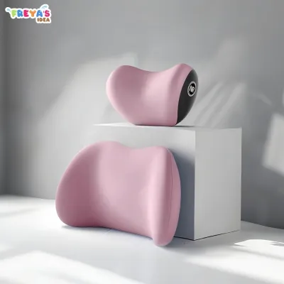 FR-C1345 Set Bantal Mobil Sandaran Leher Punggung Ergonomis Car Headrest / Bantal Sandaran Kursi