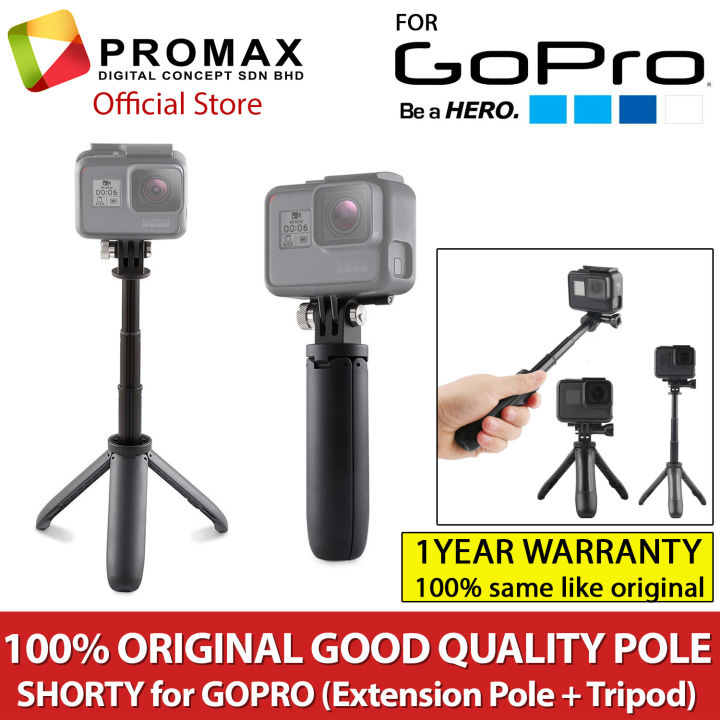 Gopro Shorty Extension Pole, Selfie Stick and Mini Tripod for gopro