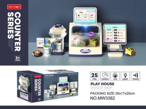 Mainan Anak Pretend Play Food Counter Series Counter Makanan